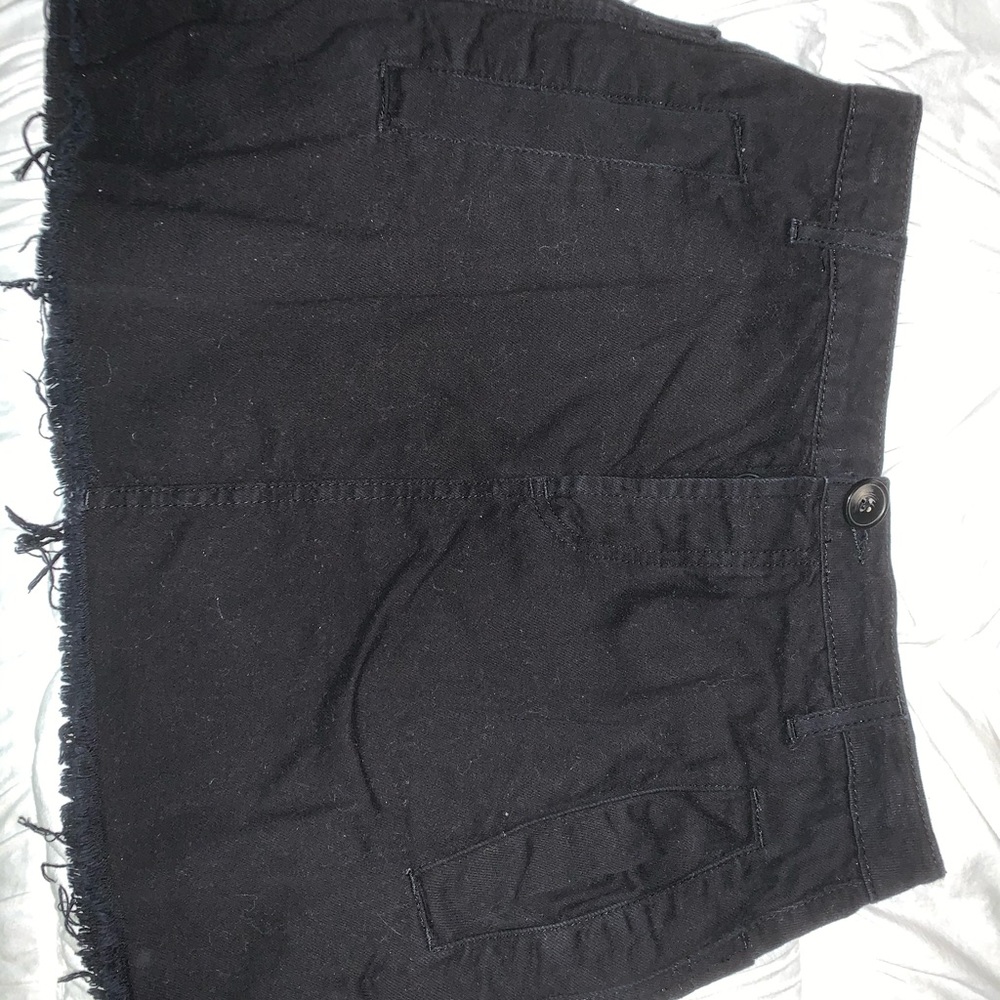 Black Denim Skirt